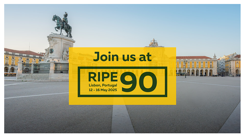 Join us at RIPE 90 in Lisbon